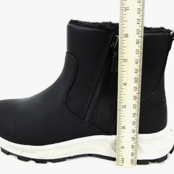 NEW Khombu Women's All-Weather Memory Foam Ankle Boot - Black US Women's Size 8 - Picture 3 of 4